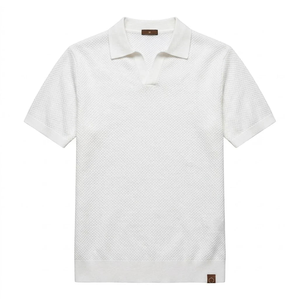 LINO | Polo Waffle in Maglia - Stile e Comfort per Ogni Occasione