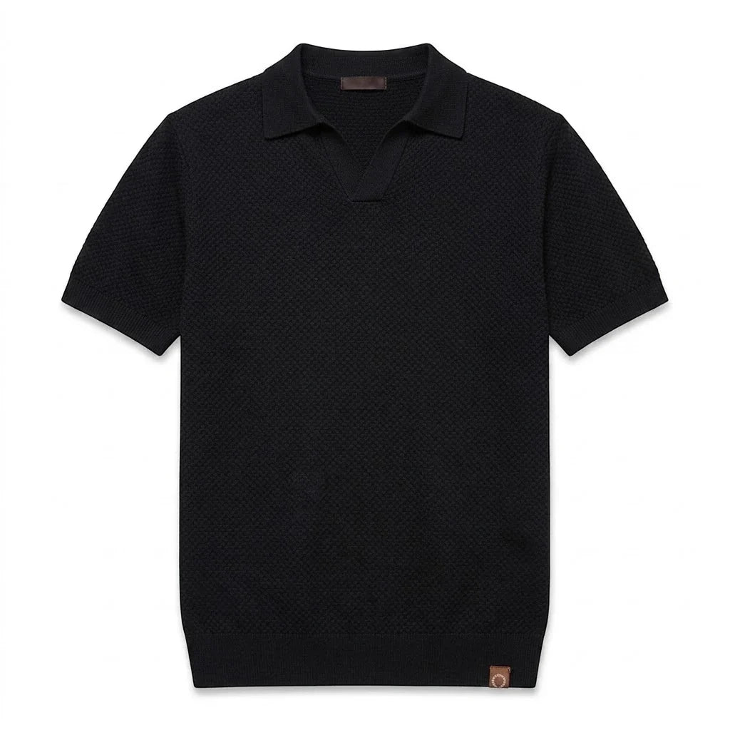 LINO | Polo Waffle in Maglia - Stile e Comfort per Ogni Occasione