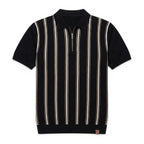 REED | Polo a Strisce Retro con Zip - Stile Unico e Comfort Incredibile!
