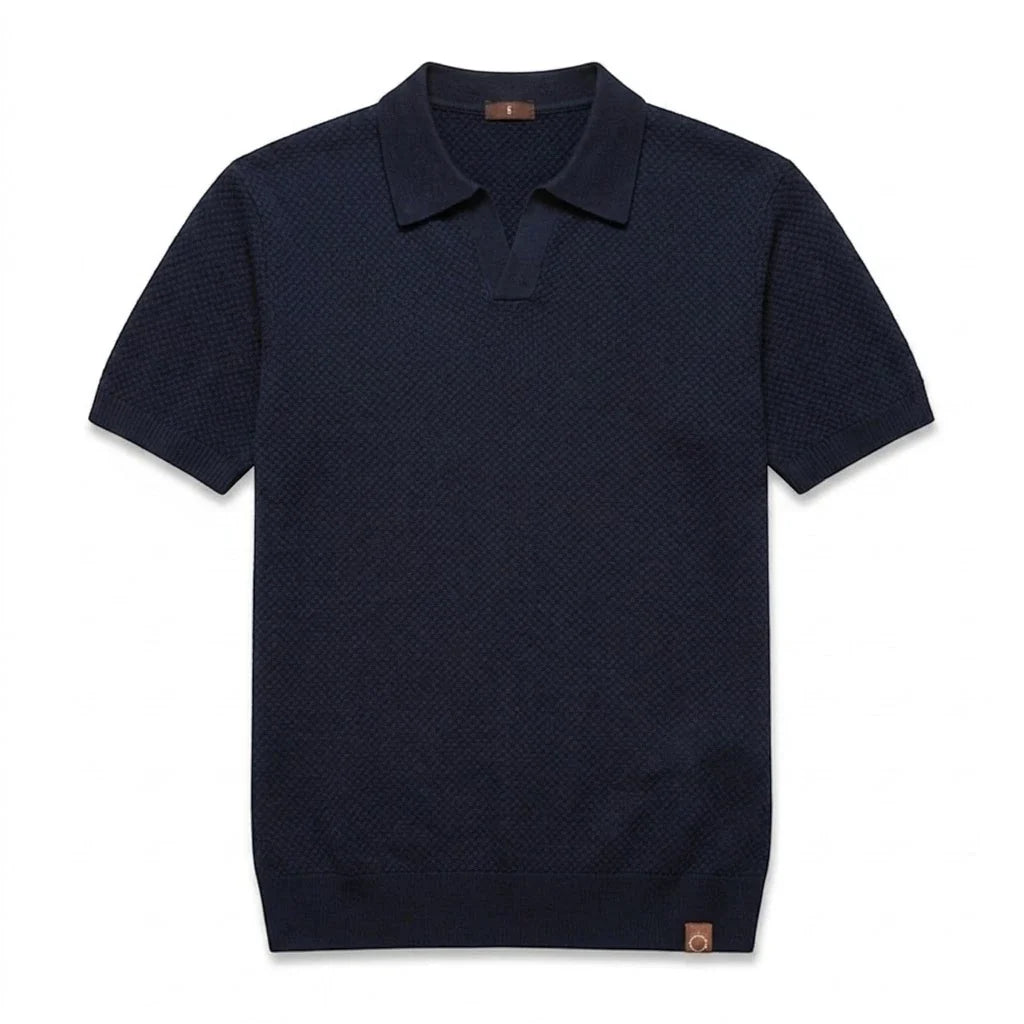 LINO | Polo Waffle in Maglia - Stile e Comfort per Ogni Occasione