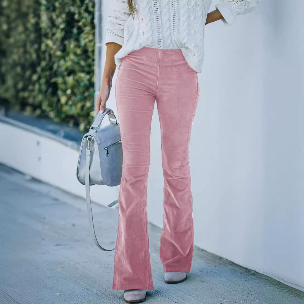 CLAIRE™ | Pantaloni a Zampa d'Elefante in Velluto Vintage