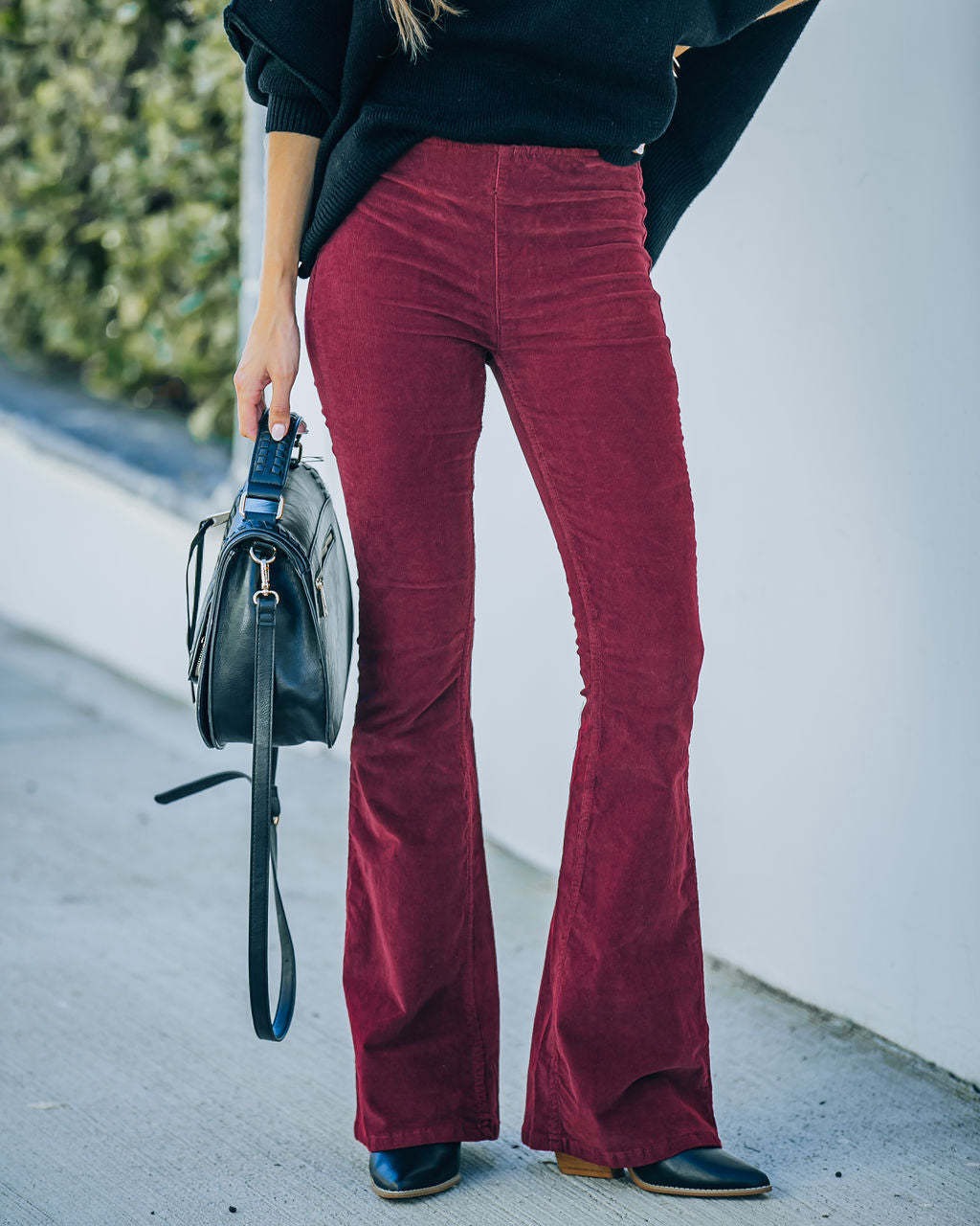 CLAIRE™ | Pantaloni a Zampa d'Elefante in Velluto Vintage