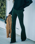 CLAIRE™ | Pantaloni a Zampa d'Elefante in Velluto Vintage