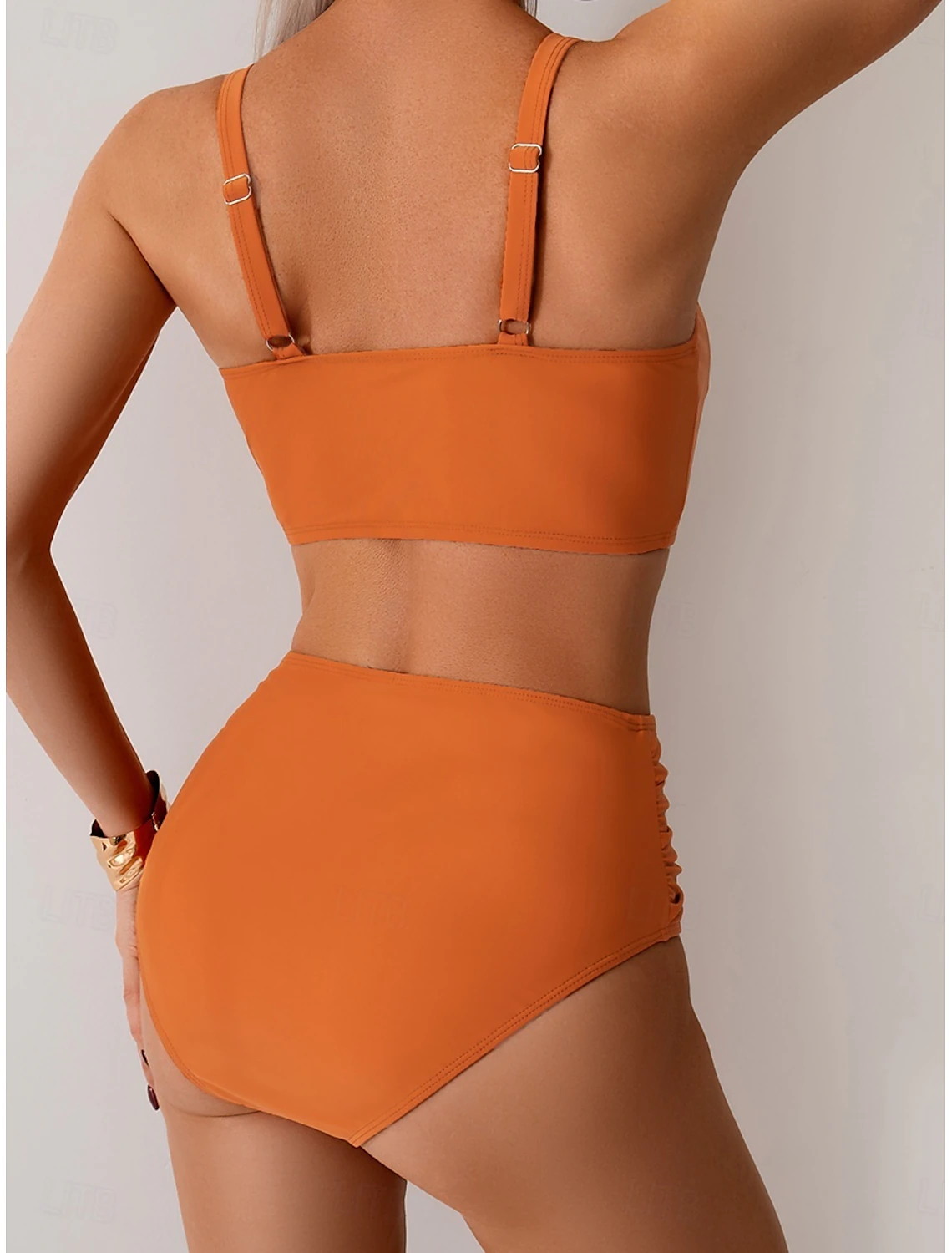 Daniela - Bikini Elegante con Pieghe in Tessuto