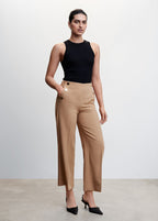 ELIZA™ | Eleganti pantaloni a gamba larga con bottoni dorati