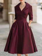 ALICIA | Abito Midi Elegante per Ogni Occasione