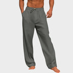 Samuel - Pantaloni Estivi in Lino Leggeri e Trendy per un Look Fresco