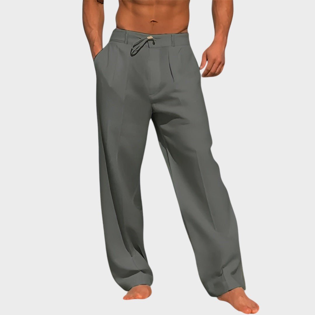 Samuel - Pantaloni Estivi in Lino Leggeri e Trendy per un Look Fresco
