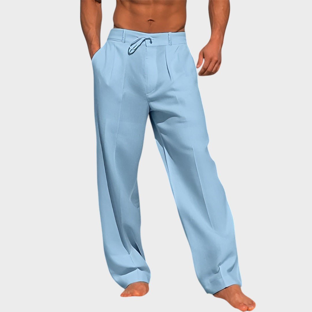 Samuel - Pantaloni Estivi in Lino Leggeri e Trendy per un Look Fresco