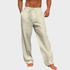 Samuel - Pantaloni Estivi in Lino Leggeri e Trendy per un Look Fresco