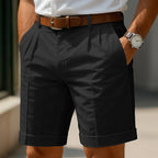 MARCO & BIANCA MILANO | Pantaloni Corti Estivi Plissettati per Uomo - Stile e Comfort