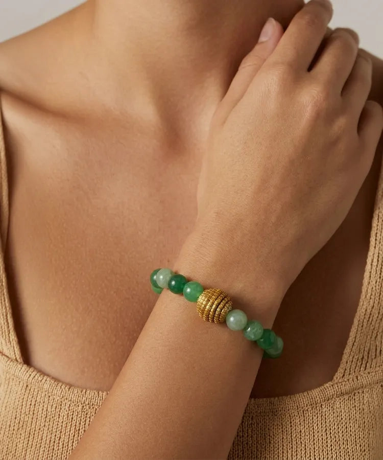 JOY™ unisexo Bracciale di perle di giadeite