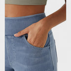 Irene - Pantaloni Denim a Gamba Larga: Stile e Comfort per Ogni Occasione!