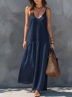 LUNA | Maxi Abito Boho Patchwork - Stile Unico e Comfort Infinito!