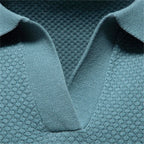 LINO | Polo Waffle in Maglia - Stile e Comfort per Ogni Occasione