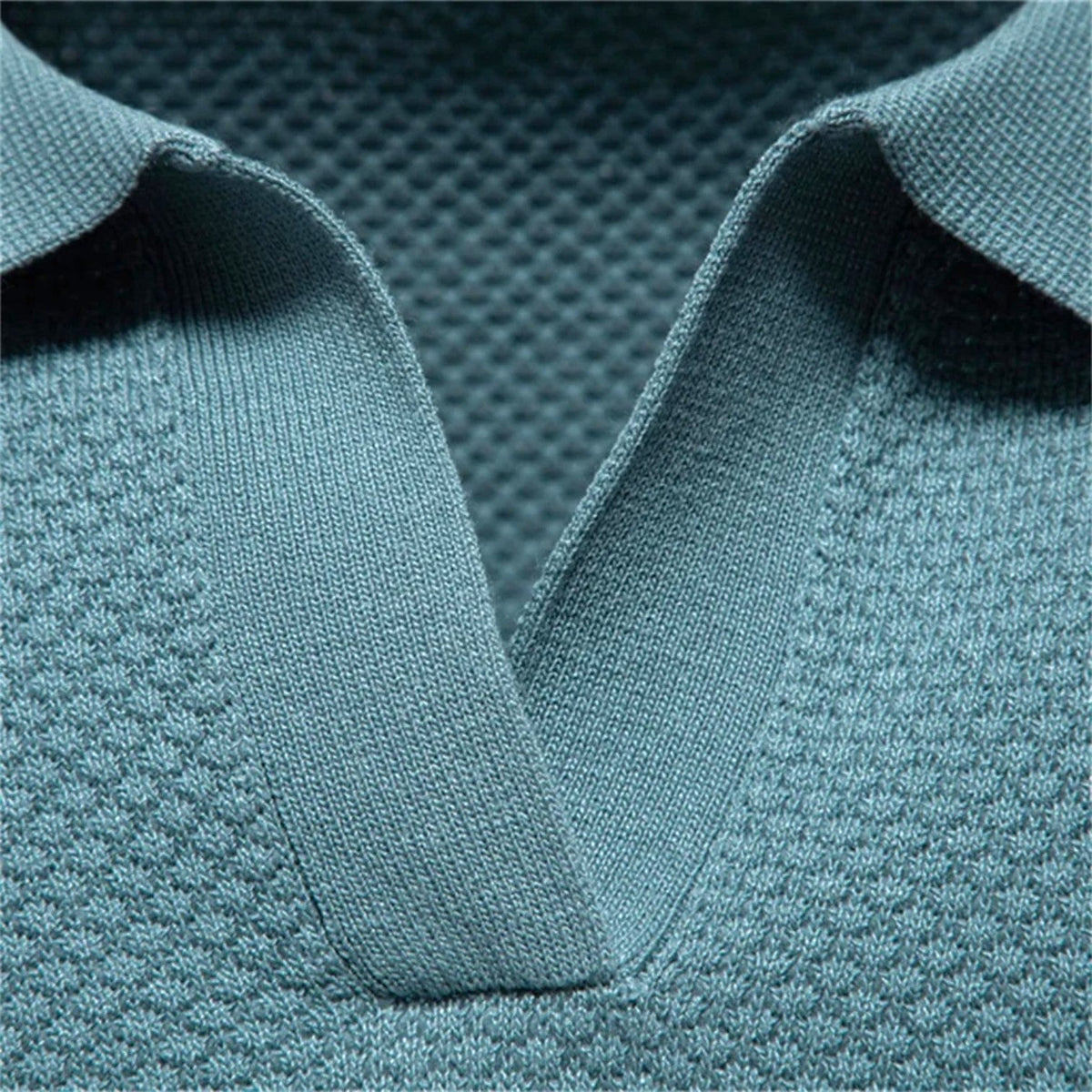 LINO | Polo Waffle in Maglia - Stile e Comfort per Ogni Occasione