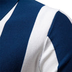 LORIS | Polo a Righe Bold con Zip - Stile Unico e Comfort Incredibile!