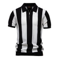 LORIS | Polo a Righe Bold con Zip - Stile Unico e Comfort Incredibile!