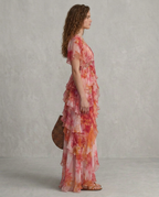 LUNA | Abito Boho Floreale con Balze - Stile Unico per Ogni Occasione!