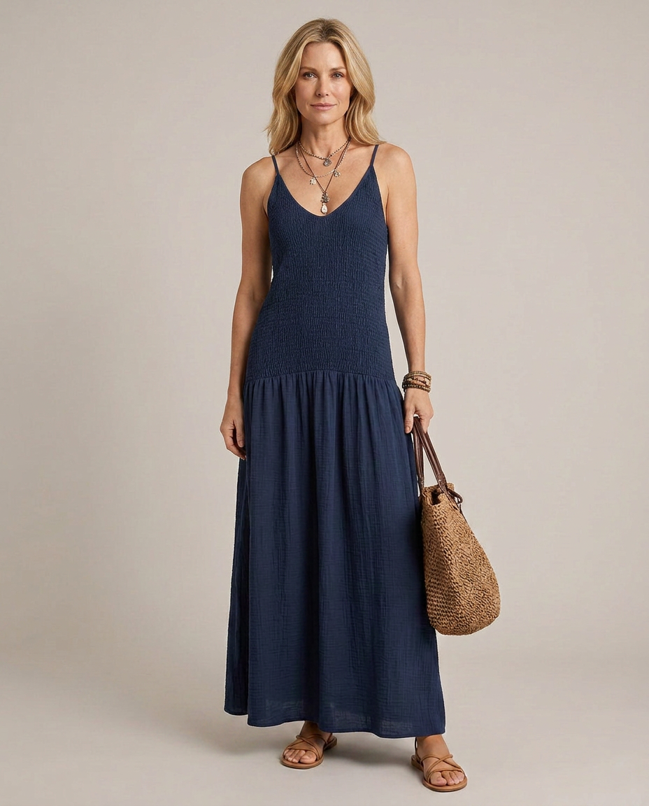 LUNA | Maxi Abito Boho Patchwork - Stile Unico e Comfort Infinito!