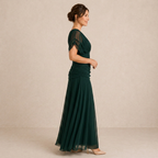 MARELLA | Maxi Abito Scollo a V - Eleganza e Stile per Ogni Occasione!