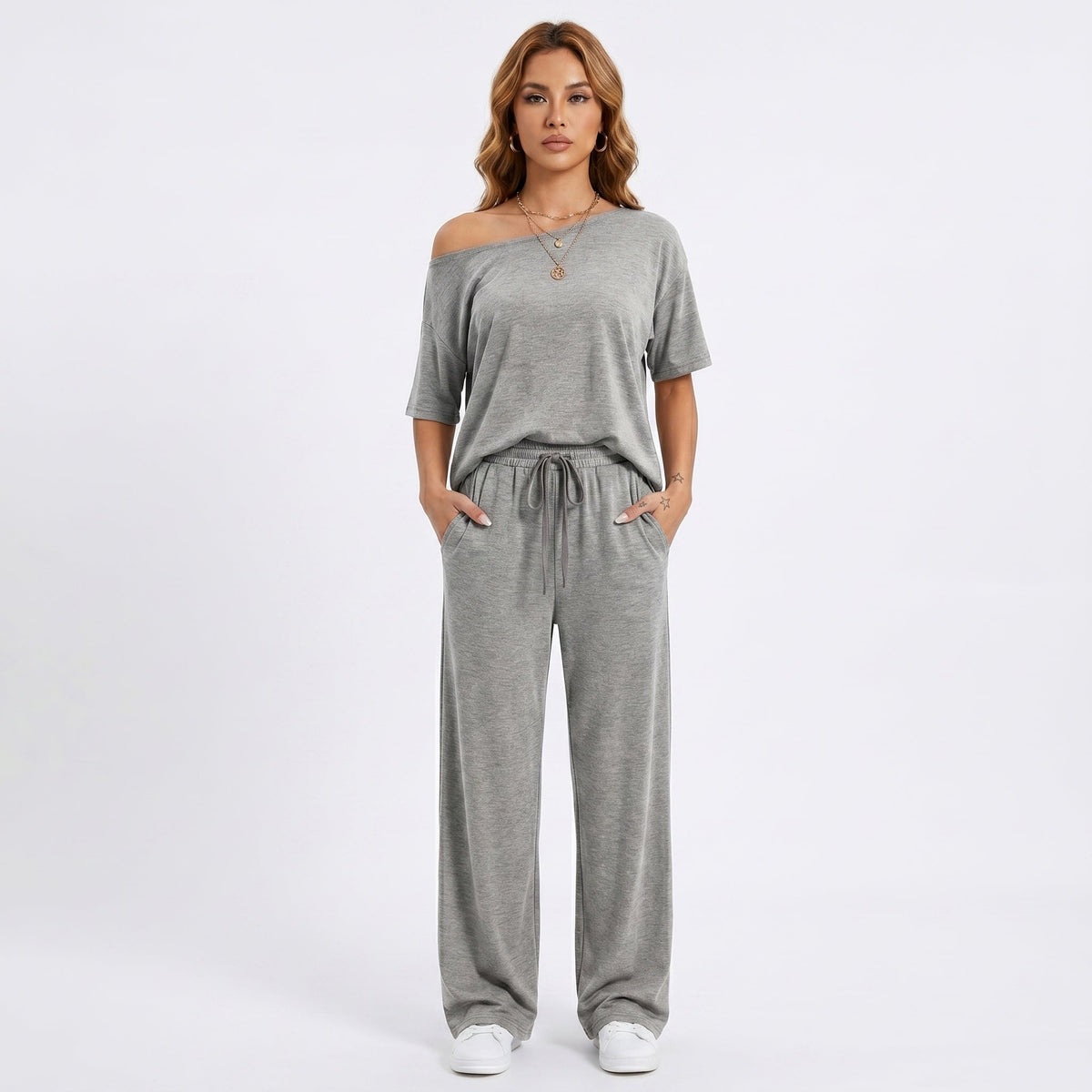 Completo Fluido Spalla Cadente Marta - Eleganza e Comfort per Ogni Occasione!