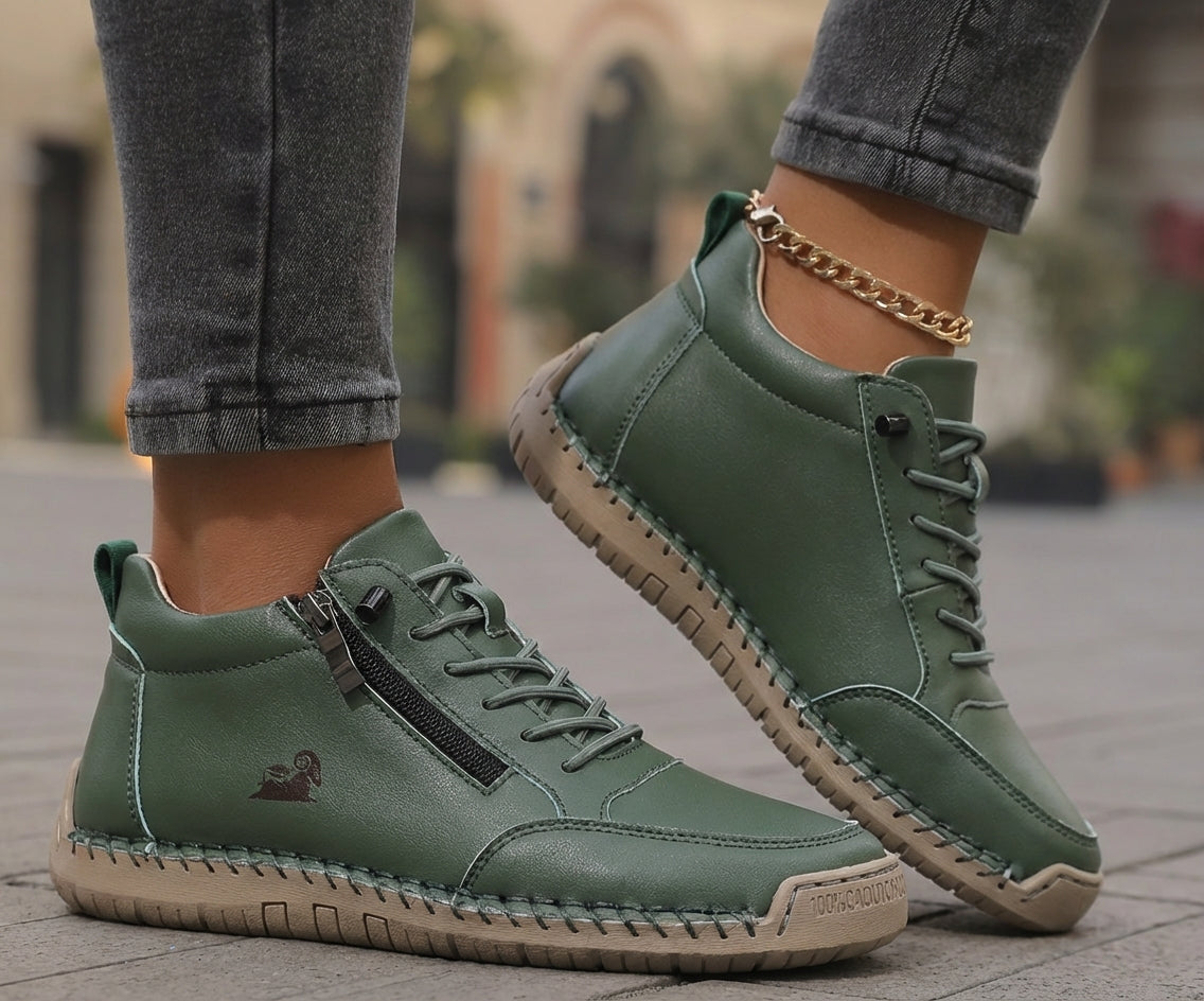 Mila – Sneakers Ortopediche Comode con Cerniera per il Massimo Comfort