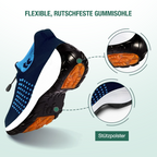 Scarpe Ambulo Komfort in Tessuto a Maglia - Blu Navy: Stile e Comfort per Ogni Passo!