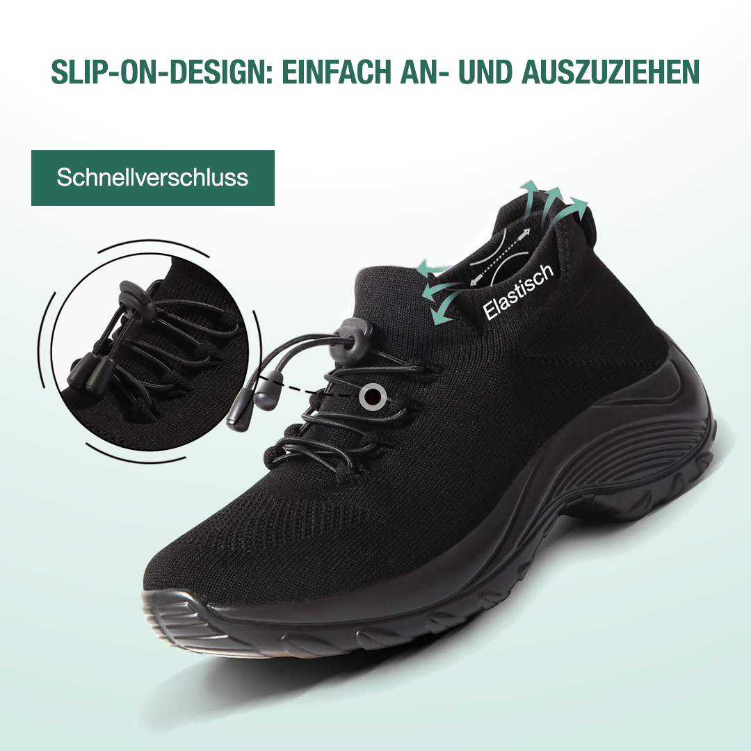 Scarpe Komfort Ambulo in Maglia - Eleganza Totale Nera