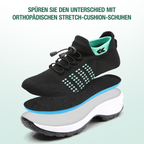 Scarpe Ambulo Komfort in Tessuto Traspirante - Verde e Nero per Stile e Comfort