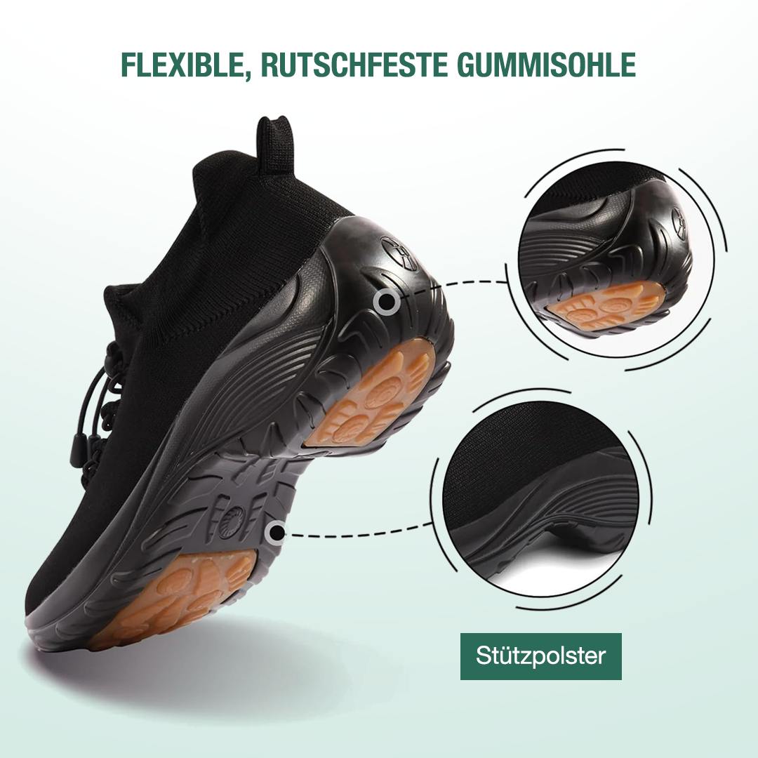 Scarpe Komfort Ambulo in Maglia - Eleganza Totale Nera