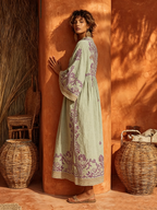 Celestina | Abito Boho Ricamato con Stile Mediterraneo - Eleganza Unica per Ogni Occasione!