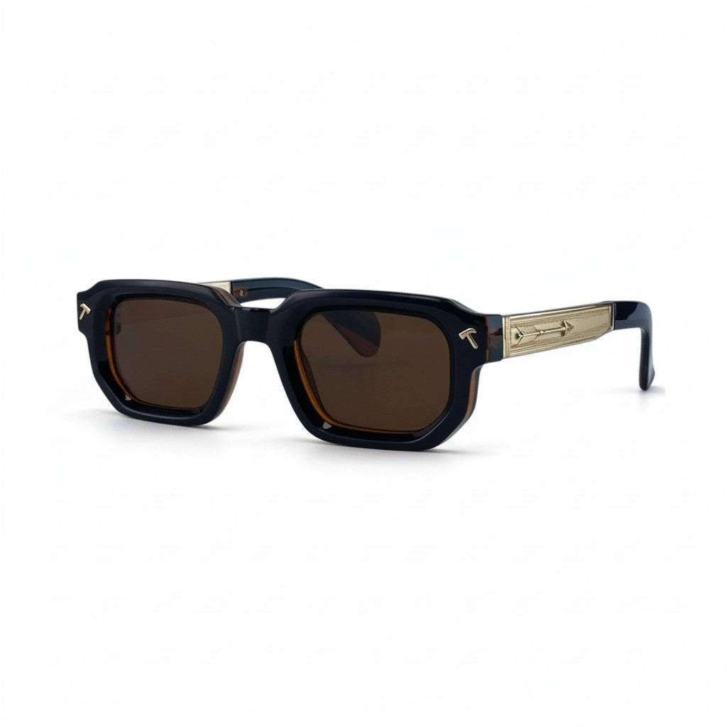 Occhiali da Sole TRENTO con Stile: Tempio in Metallo per un Look Unico!