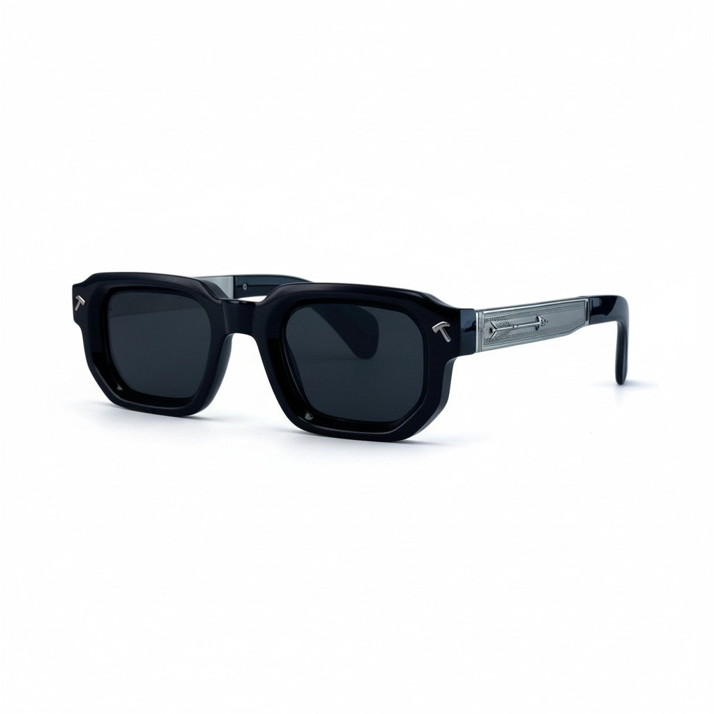 Occhiali da Sole TRENTO con Stile: Tempio in Metallo per un Look Unico!