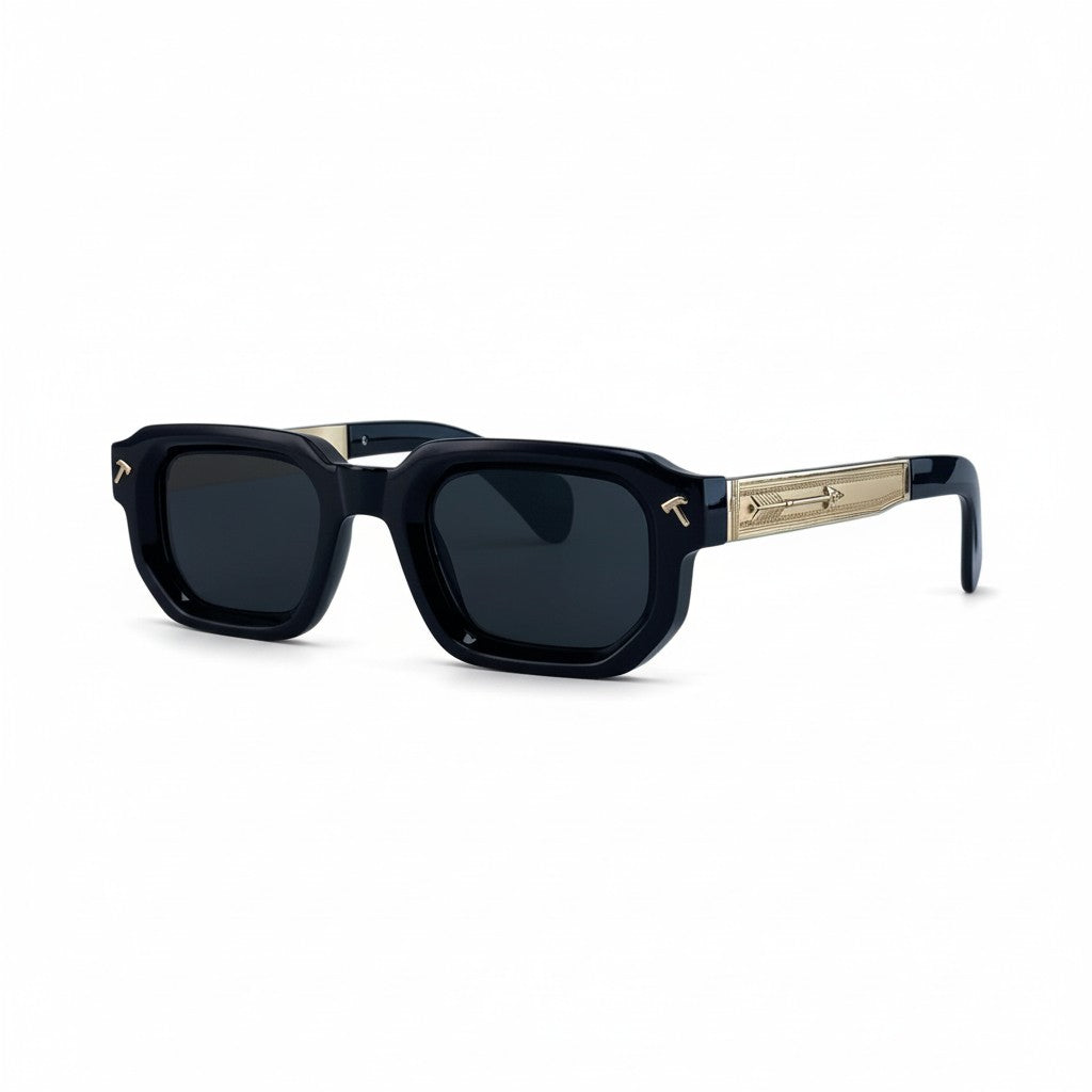 Occhiali da Sole TRENTO con Stile: Tempio in Metallo per un Look Unico!