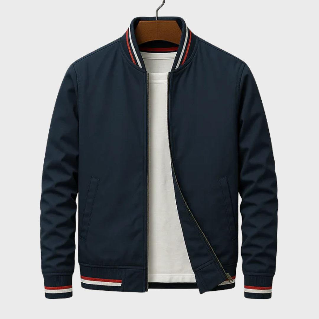 Giacca Bomber a Righe Mário - Stile Unico e Trendy!