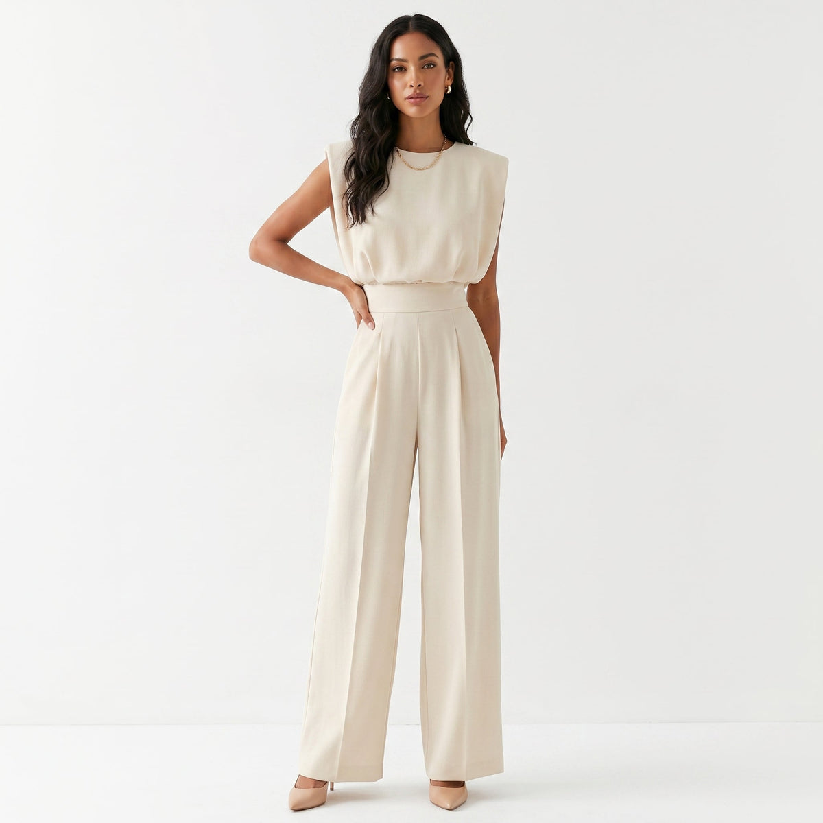 Scopri Bárbara - Tuta Strutturata Elegante e Versatile