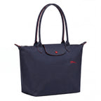 Shopping Bag Grande Premium - Blu Navy Elegante