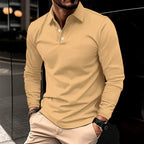 Maglietta Polo James Casual a Maniche Lunghe - Stile e Comfort per Ogni Occasione!