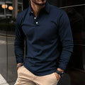 Maglietta Polo James Casual a Maniche Lunghe - Stile e Comfort per Ogni Occasione!
