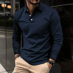Maglietta Polo James Casual a Maniche Lunghe - Stile e Comfort per Ogni Occasione!