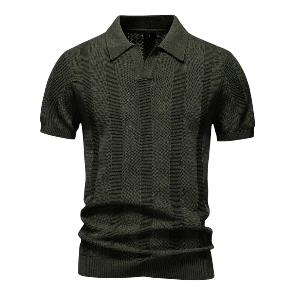 SANTE | Polo Shirt con Pannello Testurizzato - Stile e Comfort per Ogni Occasione!