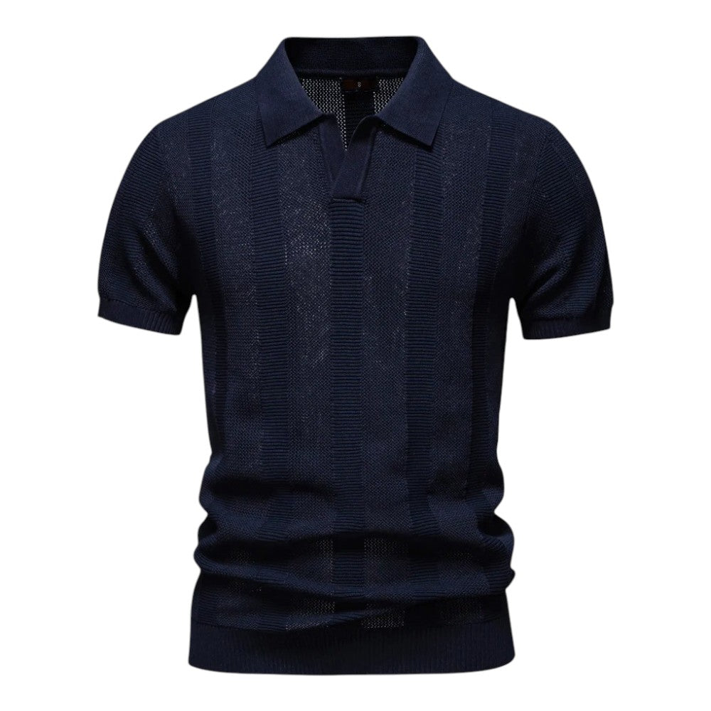 SANTE | Polo Shirt con Pannello Testurizzato - Stile e Comfort per Ogni Occasione!