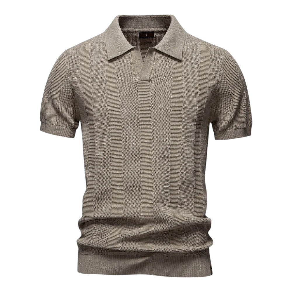 SANTE | Polo Shirt con Pannello Testurizzato - Stile e Comfort per Ogni Occasione!