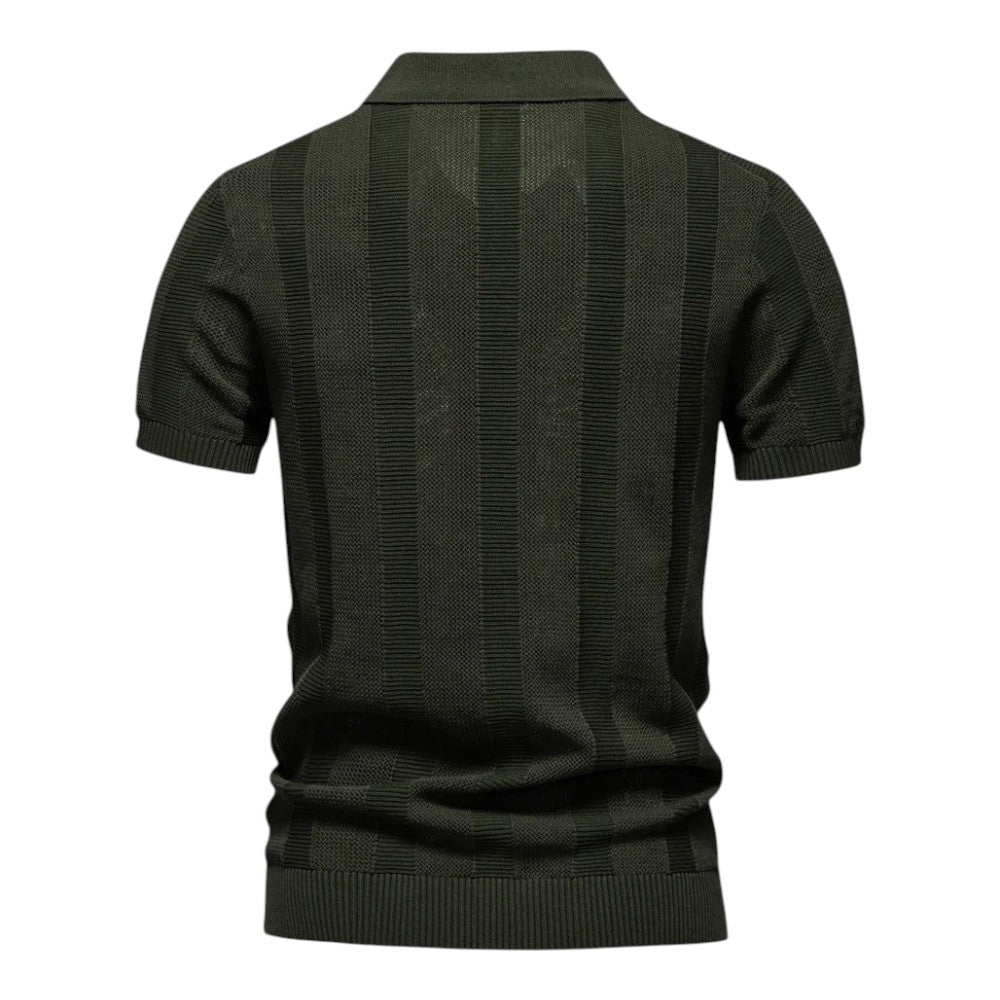 SANTE | Polo Shirt con Pannello Testurizzato - Stile e Comfort per Ogni Occasione!