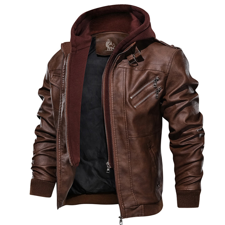 Giacca di Pelle Salvador: Stile e Comfort per Ogni Occasione