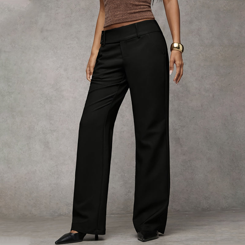 GINEVRA™ |  Eleganti pantaloni a gamba larga – Vestibilità intramontabile con vita alta