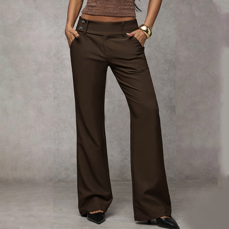 GINEVRA™ |  Eleganti pantaloni a gamba larga – Vestibilità intramontabile con vita alta