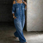 GRETA™ | Salopette in denim – Comfort casual e stile intramontabile
