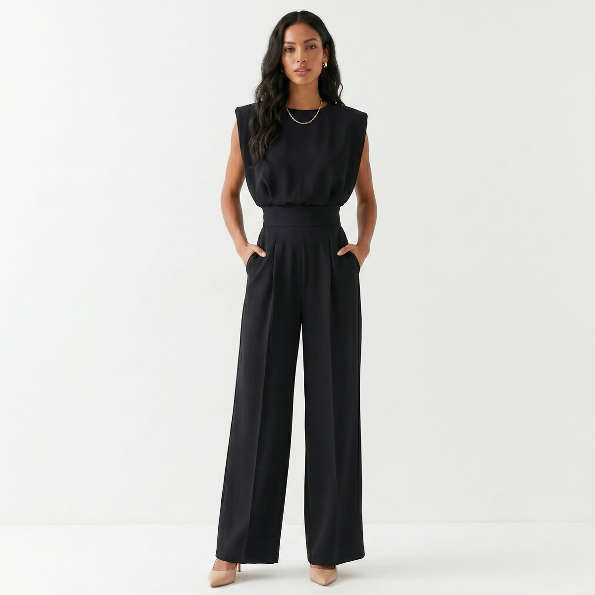Scopri Bárbara - Tuta Strutturata Elegante e Versatile